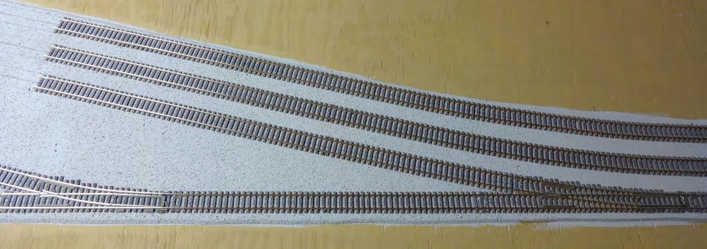 Ballasting Track Now that the track is