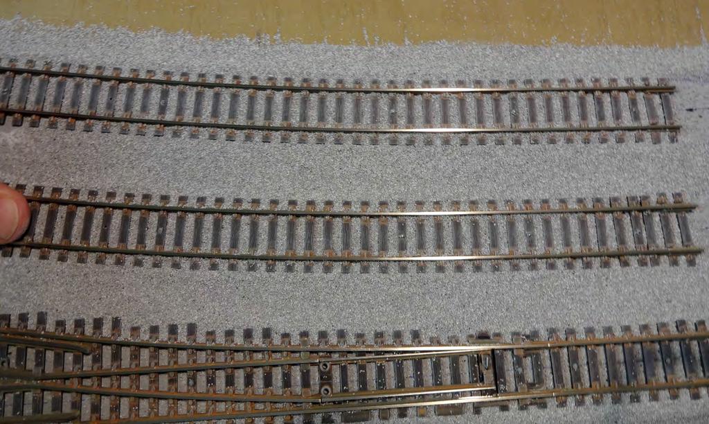 Ballasting Track You want the ballast