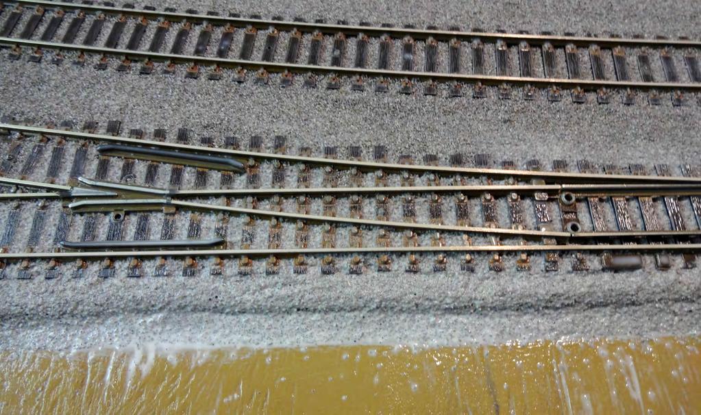 Ballasting Track Continue to flood the ballast with Matte