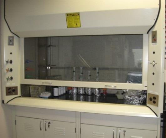 Ventilation I Chemical fume hoods: Keep sash at or below maximum sash height posted on fume hood. Fume hoods are tested annually at CSULB for proper air flow.