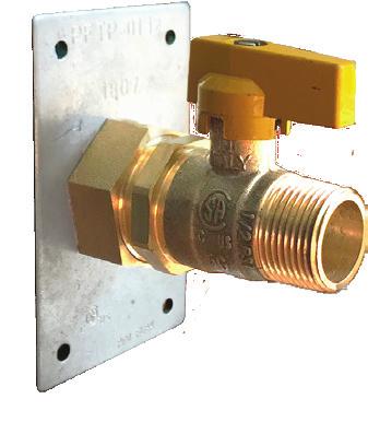 Special Term Plate with Direct Connect Valve 6 6 Gas Outlet Boxes CASE PFOX-1206 1/2" Gas Ox Box 1/2" NPT w/ PF