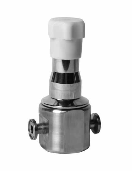 JSR Series High Purity Bio-Pharma Gas Pressure Reducing Valves JSR is the first high purity gas pressure regulator designed and built specifically for hygienic, ASME BPE gas applications.