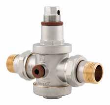 143MM TEC EUROPRESS PRESSURE REDUCING VALVE, WITH UNION CONNECTIONS SIZE PRESSURE CODE PACKING 1/2 (DN 15) 25bar/362,5psi 1430012MM 1/34 3/4 (DN 20) 25bar/362,5psi 1430034MM 1/24 1 (DN 25)