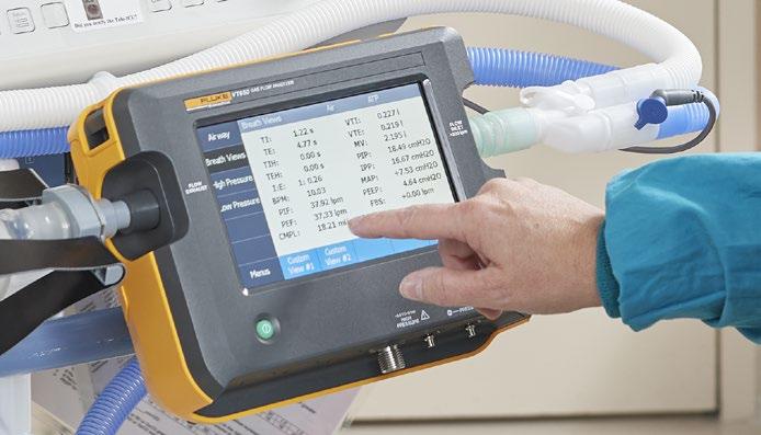 Easy-to-use The VT650 has a large 7" (17.8 cm) touch screen display, allowing you to view multiple measurements at once and quickly access menu options.