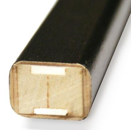 Two-part Vented Core Technology, with full length foam insert strips Dual Wood Shaft, Aspen centre surrounded by Birch strip stiffeners A first in Ringette stick technology.