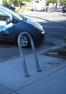 in front of the requesting or requested business. How are City-installed bicycle racks maintained? The City of Oakland will reinforce or replace loose or damaged bicycle racks.