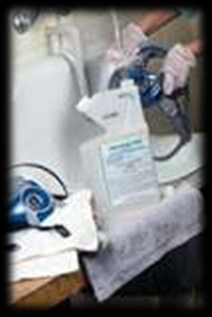 Cleaning and Disinfecting For single employee use: as needed Used by multiple employees: before being