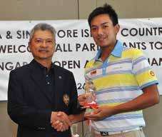 The winner was our own local boy Edgar Oh who became only the second Singapore player to have won the