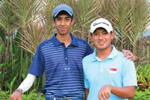 The champions of the 14th SNAC Koh Sock Hwee and Yash Majmudar.