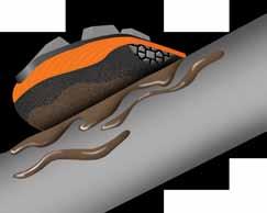 Friction Reducers Glove Shell GGT5 MUD 4021X Surface wicks away lubricant, leaving particles that create friction and improve grip on metal tools.