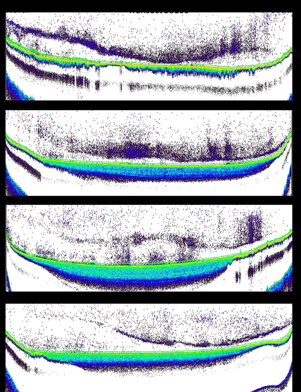 Figure 3.2.7. Echogram files generated from Echoview software version 6.
