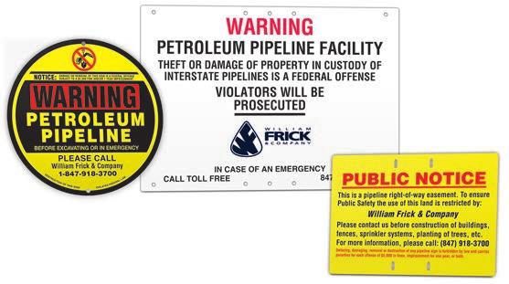 DURABLE SIGNS DURABLE CUSTOM MESSAGES DURABLE SIGNS Signs from William Frick & Co. communicate your important information, identify potential hazards and help prevent accidents season after season.