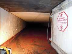 Crawl spaces and cellars Pasteurization tunnel (crawl space Crawl spaces or cellars beneath buildings may contain a toxic or low-oxygen atmosphere if there isn t enough natural ventilation.