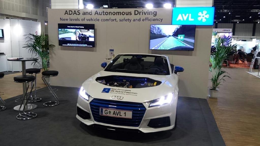 AVL BOOTH WITH VIRTUAL TEST RIDE Experience this technology in