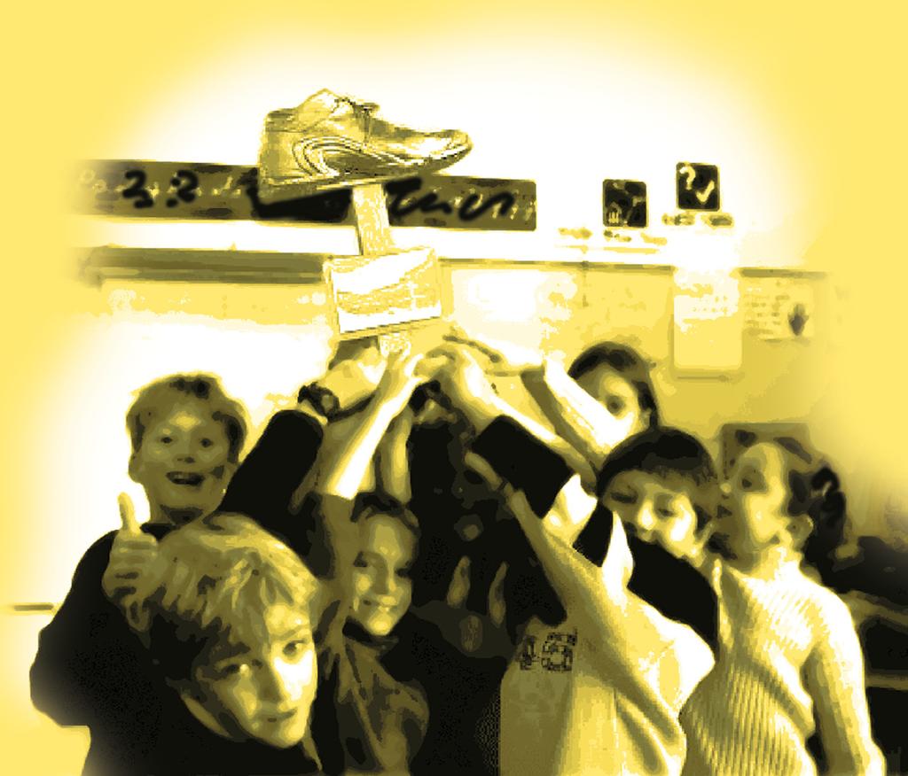 Introduction Golden Sneaker Award The Golden Sneaker Award contest is a challenge between homeroom classes that rewards the class with the greatest number of students who walk, bike, carpool or ride