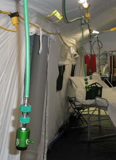 The Flotec manifold system continues to be an excellent solution for portable hospitals and mobile disaster response units.