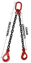 BRIDLE CHAIN SLINGS BRIDLE CHAIN SLINGS G80 / G100 BRIDLE CHAIN SLINGS The chain sling will be the best choice if the operation environment is high temperature or a rough surface of the lifted object.