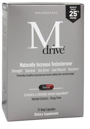 95. The front label of the Mdrive Elite Product touts it provides Endurance and Recovery with Energizing Testosterone Support.