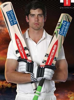 BAT SPONSORSHIP OPPORTUNITY We currently have a unique opportunity to become Alastair s bat sponsor. This high profile partnership is only available to one partner.