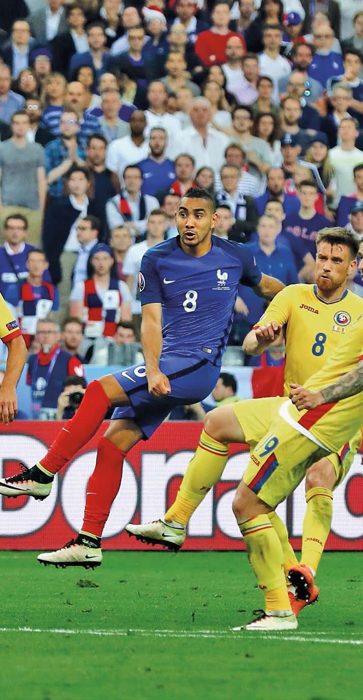 CONTENTS July 2016 French midfielder Dimitri Payet seals a late 2-1 win in his team s Euro 2016 opener against Romania.