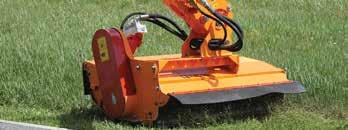 Attachments The purpose of the RASCO crane mower is defined by the choice of the working tool mounted on crane arms.