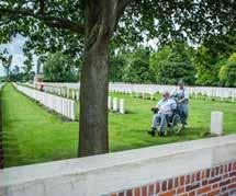 Today, Lijssenthoek Military Cemetery bears witness to more than four years of warfare, with the graves of 10,784 soldiers.