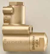 FLEXIBLE WATER FLOW RATE STABLE SPRAY ANGLE The new Billetcooler FLEX nozzle is characterized by its constant spray angle over the entire turn-down range.