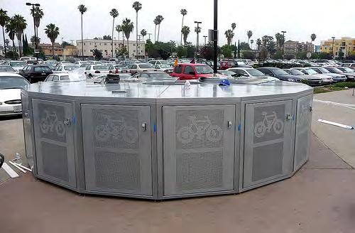 Appendix A Design Guidelines A.6.5. Bicycle Locker Design Design Summary Recommended Design Bicycle lockers should be designed in a way that is intuitive and easy to use.
