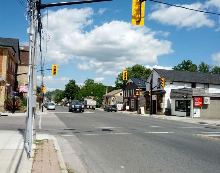 downtown Increased potential for infiltration and diversion of traffic into neighbourhood streets to avoid congestion Constrained right-of-way.
