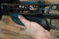A crossbow can be dangerous and potentially fatal when mishandled. 10. WARNING KEEP FINGERS AND THUMBS CLEAR OF THE CROSSBOW RAIL.