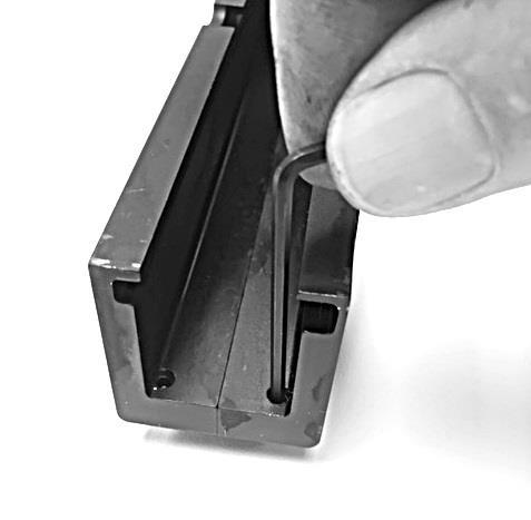 If the upper receiver feels very loose at the rear after installation, these screws can be adjusted to tighten the fit.