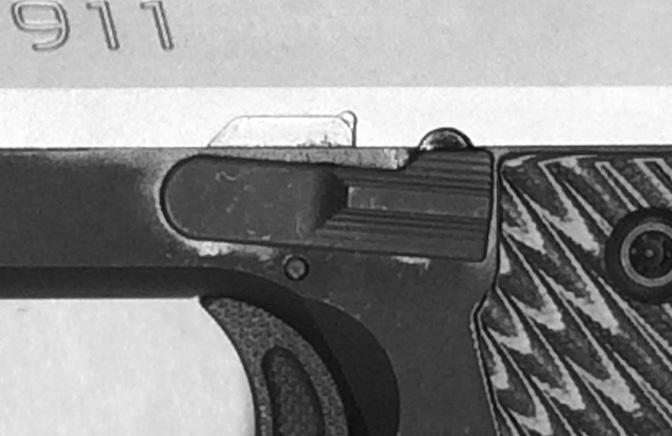 Doing so could cause damage to your firearm. 3. Move slide assembly onto rails and depress ejector to allow slide to move to proper position (See Figure 27-1).