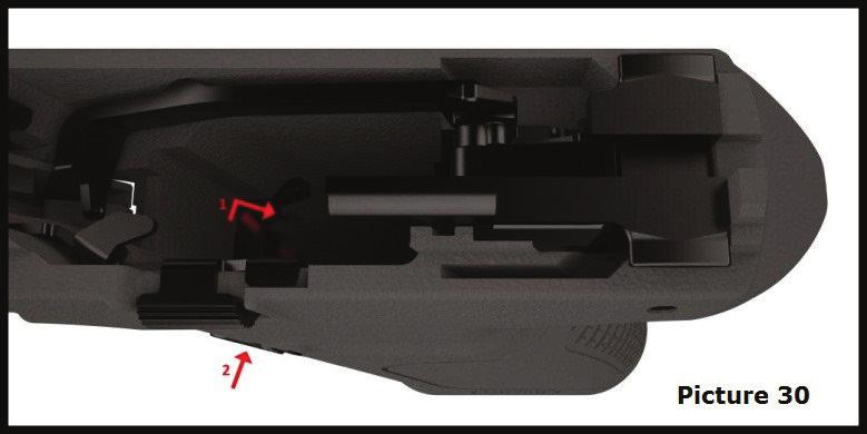 Zenith Firearms Come Shoot the Quality 10. REVERSING THE MAGAZINE RELEASE It is recommended that a gunsmith or armorer is used for this procedure.
