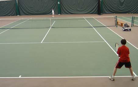 serves. Competitive : This next level helps players compete with groundstrokes, serves, and volleys.