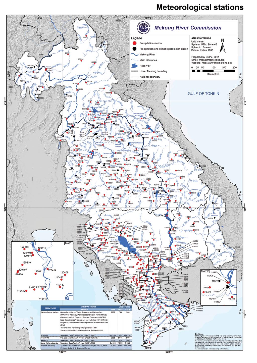 Mekong River Commission 94 Planning Atlas of