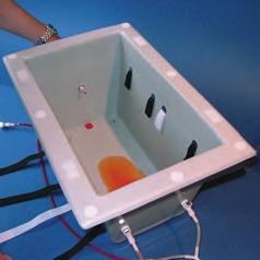The Mock Blood Flow System consists of: - Flow Tubing (connects vessels to the Pump