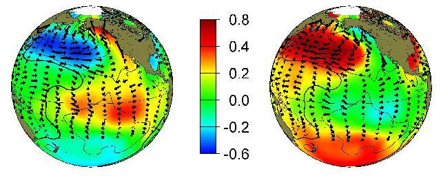 Pacific Decadal Oscillation (PDO) Warm Phase Cold Phase Notice the