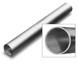SETION 5 ONVEY LINE & ONVEY LINE ESSORIES Tubing and Pipe INTERNL-SPIRL-GROOVED PIPE ND TUE Grooved internal surfaces disrupt boundry layer of flow, encouraging product tumble rather than sliding
