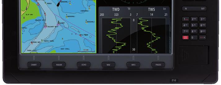 ZEUS SAILING NAVIGATION SYSTEM The new Zeus range B&G s new Zeus range is the first multifunction navigation system