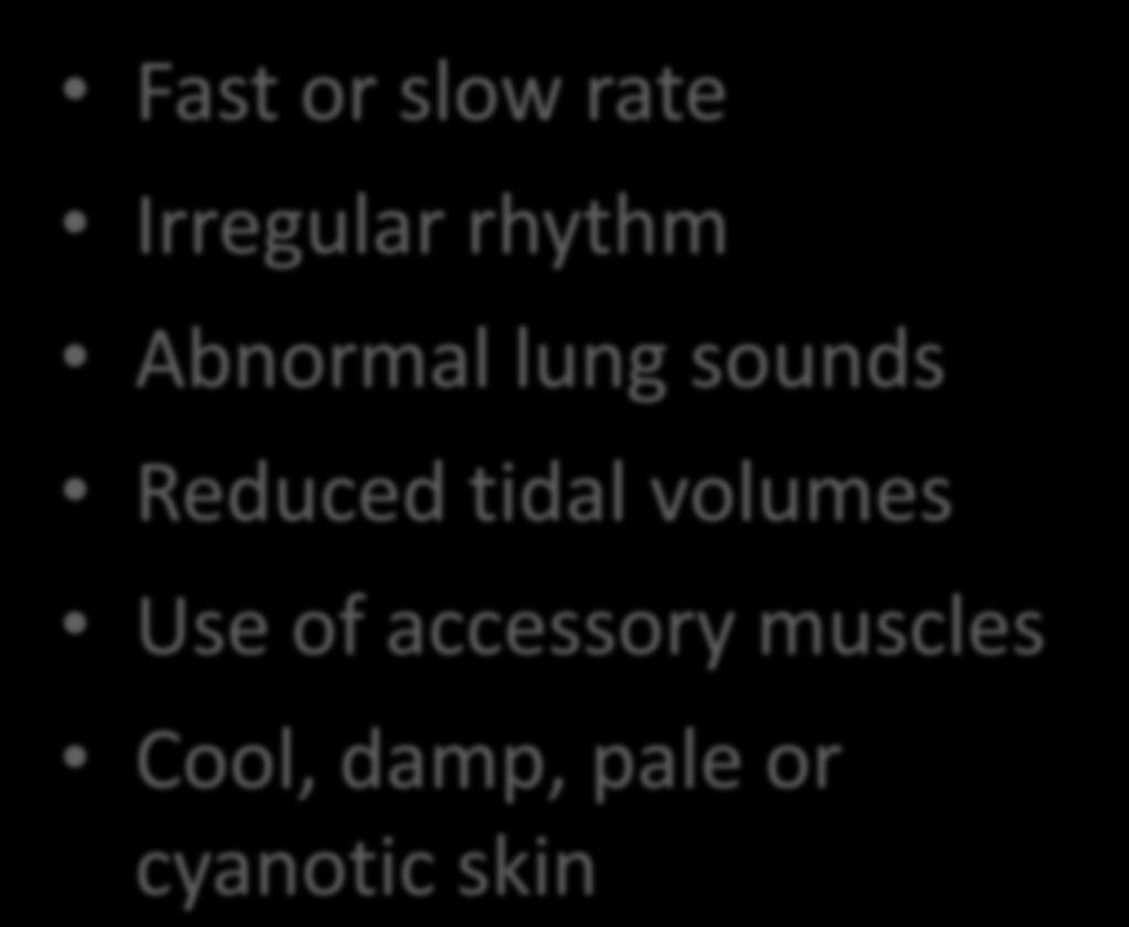 Irregular rhythm Abnormal