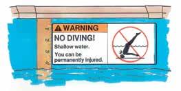 Make sure that the liner above the water level is clean and dry so that the decals will stick properly. 2. Stand at the point of entry at your pool. The first decal will go directly across from you.