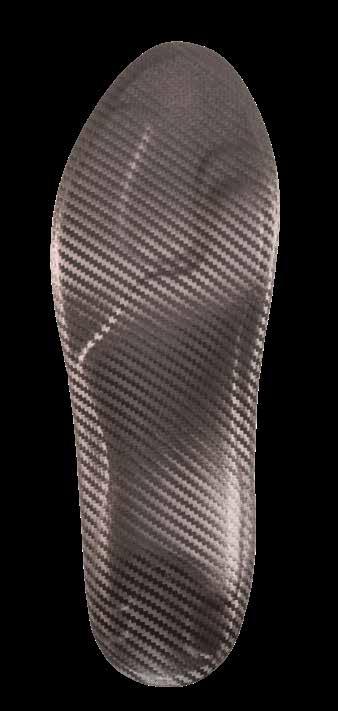 I FOOT ORTHOTIC SHELL Acrylic composite material made of woven glass fiber and knitted polyamide (GH702) Woven glass fiber / knitted polyamide