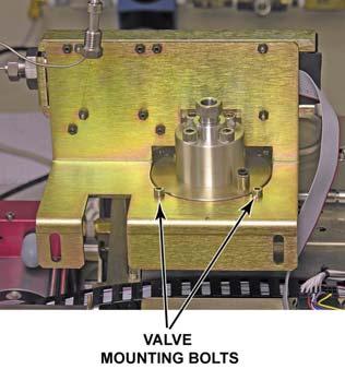 PPCH OPERATION AND MAINTENANCE MANUAL Remove the valve from the bracket by removing the two mounting bolts. To replace the valve, valve simply reverse the order of operations. Use valve p/n 402171.