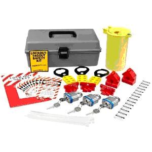 Lockout Tagout Boxes and Supply Inventory Each Authorized Employee should have their own Lockout Tagout box with the following supplies in them: 1. (3) 1 ½ 12 gauge steel lockout hasps 2.