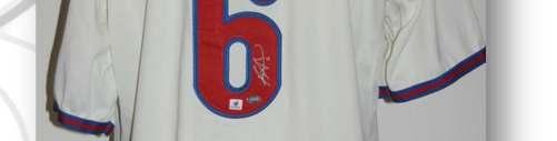 Ryan Howard Philadelphia Phillies autographed White Jersey (BWU03-02) $395.00 3. Chase Utley Philadelphia Phillies Autographed White Majestic Jersey (BWU03-03) $405.00 4.