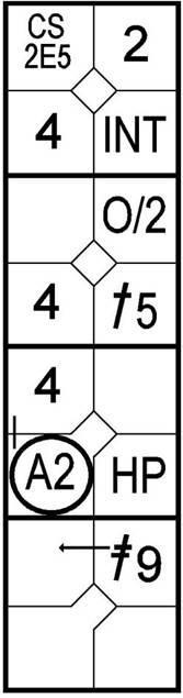 Example 18: With one out and bases loaded, the fourth batter hits a triple. plate.