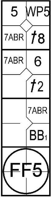 Each advance is noted with the abbreviation ABR preceded by the number seven, which identifies the batter.