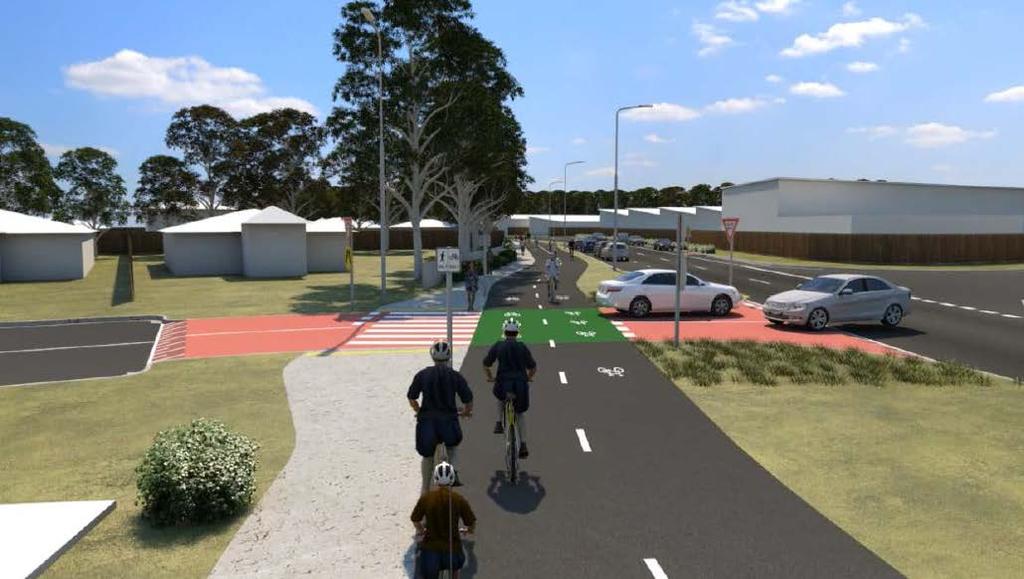Cycle Tracks At some locations, where it is suitable and practicable, consideration may be given to providing separated bicycle facilities within the road corridor that have priority for cyclists at