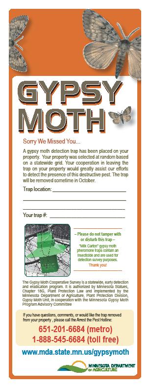 Milk Carton Trap - Milk Carton Trapping bigger traps accommodate for more moths in Cook County and select areas of Lake County.