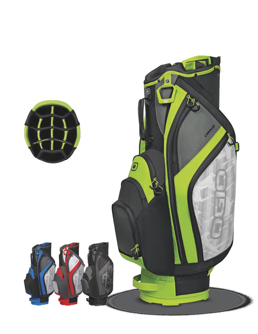 CIRRUS ST YLE:124062 [CART] OGIO s lightest weight cart bag is loaded with features and light as a cloud.